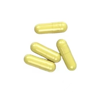 Yellow empty hard capsules